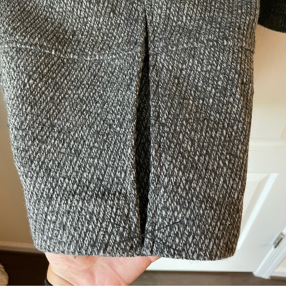 NWOT Heathered Grey Worthington Trench Coat | Classic Silhouette - Picture 10 of 15